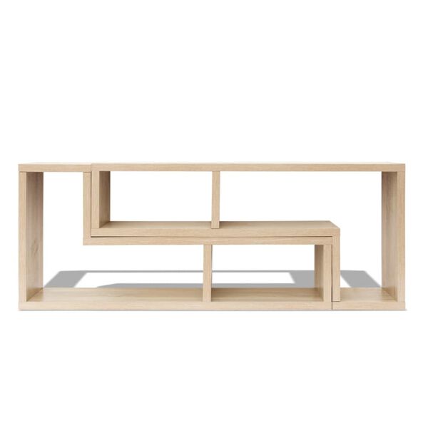vidaXL TV Stand Oak MDF Variable configuration