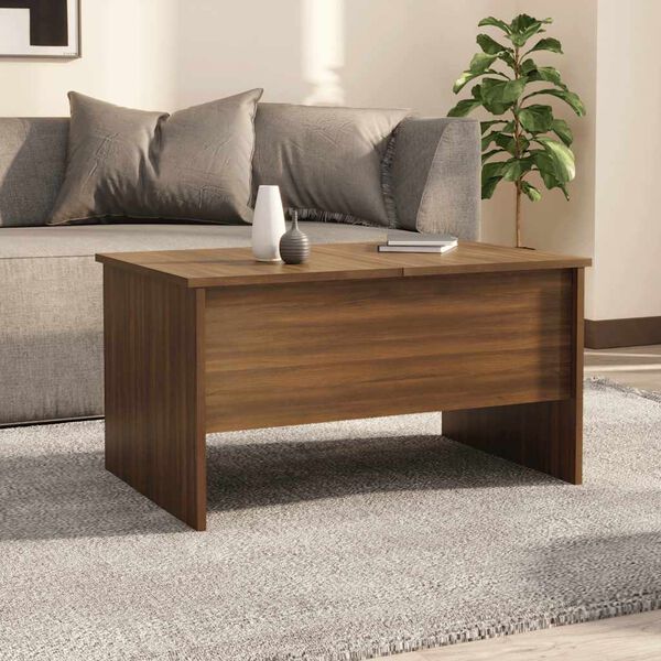 vidaXL Coffee Table Brown Oak Engineered Wood