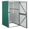 vidaXL Tool Shed Green Galvanized steel, metal, plastic