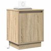 vidaXL Bedside Cabinet Sonoma Oak 15.35 x 13.58 x 19.69 in