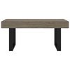 vidaXL Coffee Table Grey MDF with veneer Medium Durable Coffee Table