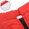 vidaXL Dog Coat Red Polyester, Fleece XL Waterproof materials Dog Coat