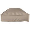 vidaXL Pallet Cushion for Bench Taupe 120 x 40 x 8 cm Oxford Fabric