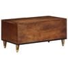 vidaXL Coffee Table Honey Brown 31.50 x 19.69 x 15.75 in
