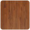vidaXL Table Top Dark brown Solid oak wood 15.7in x 15.7in Durable