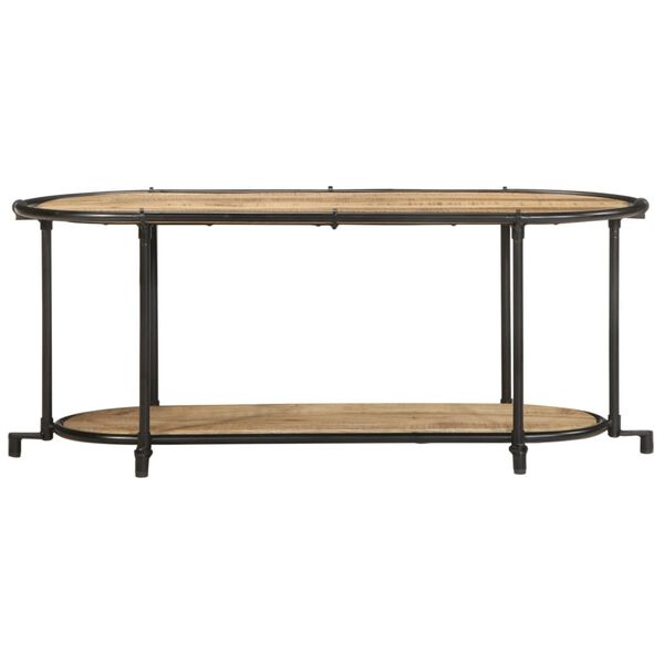 vidaXL TV Cabinet Brown Solid rough mango wood Medium Durable