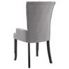 vidaXL Dining Chair Set of 2 Light Grey