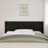 vidaXL Headboard Black oak 200 x 1.5 x 80 cm Engineered wood
