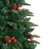 vidaXL Artificial Hinged Christmas Tree Green PVC, PE, iron Medium