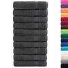 vidaXL Hand Towel Set of 50 Charcoal 100% Cotton 19.7 x 39.4 in