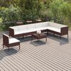 vidaXL Garden Lounge Set Brown