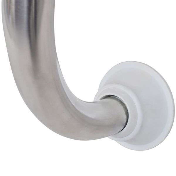 vidaXL Pool Ladder Silver Stainless Steel 304