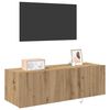 vidaXL TV Wall Cabinet Artisan Oak 39.37 x 13.78 x 12.20 in