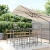 vidaXL Garden Bar Set Grey