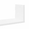 vidaXL Wall Shelf White Engineered Wood 22.8 x 7.1 x 7.1 in Wall Shelf