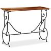 vidaXL Console Table Honey Finish Acacia Wood