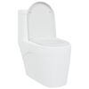 vidaXL Quick Release Toilet suitable for Seat White 46.2 x 36 x 4.3 cm