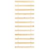 vidaXL Bed Slat Natural Pine Solid Pine Wood Single Rollable Bed Slat