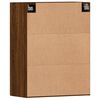 vidaXL Wall Mounted Cabinet Set of 2 Brown oak