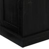 vidaXL Sideboard Black Solid pine wood, metal Medium Sideboard