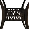 vidaXL Bistro Set Bronze Cast aluminum Medium Durable Bistro Set