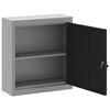 vidaXL Tool Cabinet Black and gray 50 x 20 x 55 cm Powder-coated steel