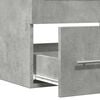 vidaXL Sink Cabinet Concrete Grey Engineered Wood 23.6 x 15.2 x 18.9 in