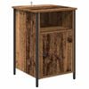 vidaXL Bedside Cabinet Old Wood 15.75 x 16.54 x 23.62 in