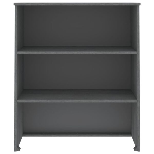 vidaXL Top For Highboard Dark Grey Solid Pine Wood, MDF