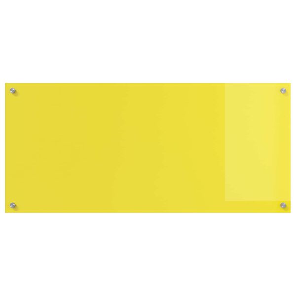 vidaXL Kitchen Backsplash Yellow 43.31 x 19.69 x 0.24 in