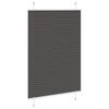 vidaXL Pleated Blind Black 100% Polyester 37.4x59.1 in