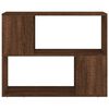vidaXL Book Cabinet Brown oak Engineered wood 31.5 in x 9.4 in x 24.8 in