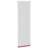 vidaXL Roller Blind Red Polyester and aluminum 15.7 x 51.2 in