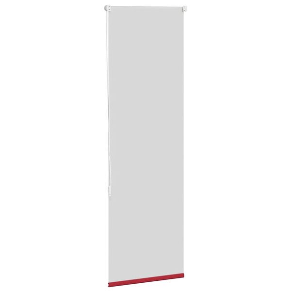 vidaXL Roller Blind Red Polyester and aluminum 15.7 x 51.2 in