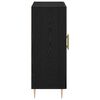 vidaXL Sideboard Black Oak 27.36 x 13.39 x 35.43 in Engineered Wood
