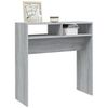 vidaXL Console Table Grey Sonoma Engineered Wood Compact Storage