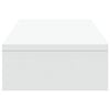 vidaXL Monitor Stand Adjustable White 23.6x9.4x4.1" Engineered Wood