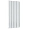 vidaXL Roof Panels 12 pcs Galvanized Steel Anthracite 31.5"x14.2"