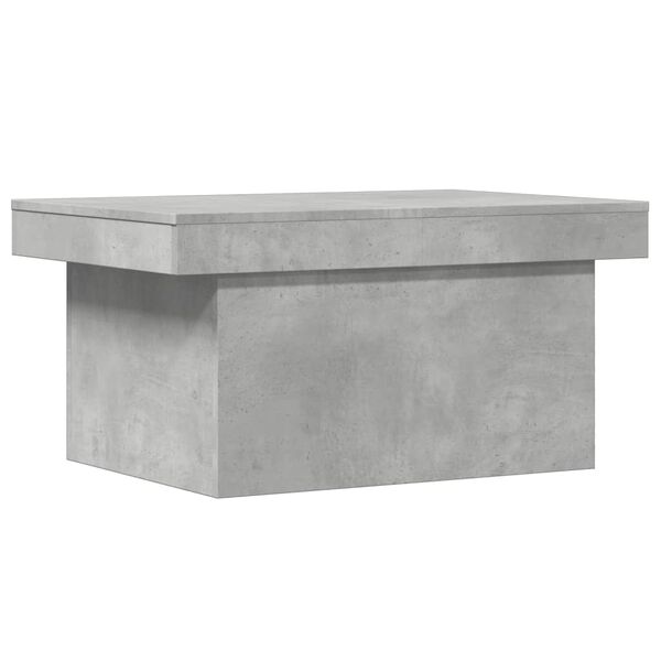 vidaXL Coffee Table Concrete Gray Engineered Wood Medium Coffee Table