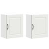 vidaXL Kitchen Wall Cabinet Set of 2 White Engineered wood