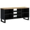 vidaXL TV Cabinet Natural brown, Black