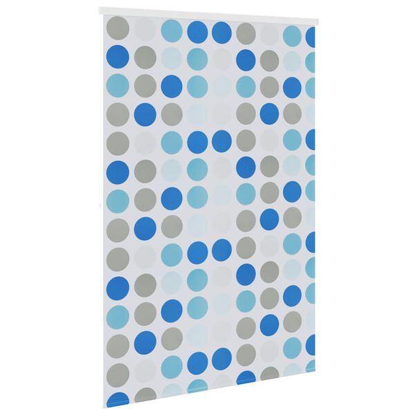 vidaXL Shower Roller Blind Blue, Grey, White EVA with aluminum parts