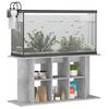vidaXL Aquarium Stand Concrete Grey Engineered Wood 47.2 in
