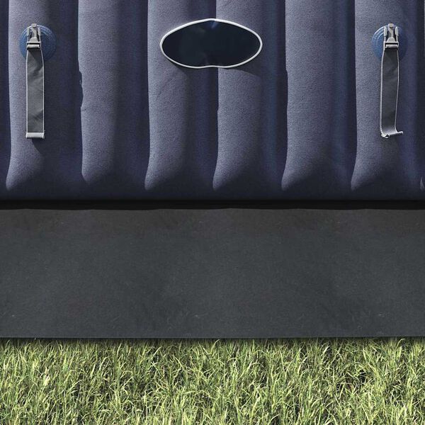 vidaXL Pool Ground Cloth Light Gray 118.1"x86.6" Polyester Geotextile