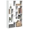 vidaXL Bookcase White Engineered wood 28.3 x 7.9 x 47.2 in Bookcase