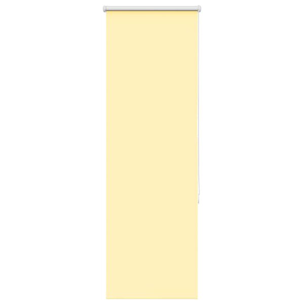 vidaXL Roller Blind Yellow Polyester 23.6 x 68.9 in Adjustable Armrests