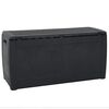 vidaXL Patio Storage Box Anthracite 46.9x18.9x23.6" Polypropylene