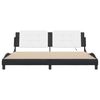 vidaXL Bed Frame Black and White