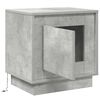 vidaXL Bedside Cabinet 2 pcs Concrete Grey 17.32 x 13.58 x 17.72 in