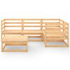 vidaXL Garden Lounge Set Natural wood Solid Pine Wood Medium Modular